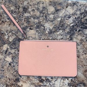 Kate Spade Pink Leather Wristlet
